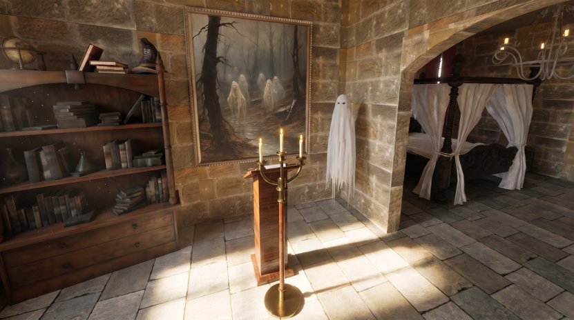 camera da letto in stile Farmhouse