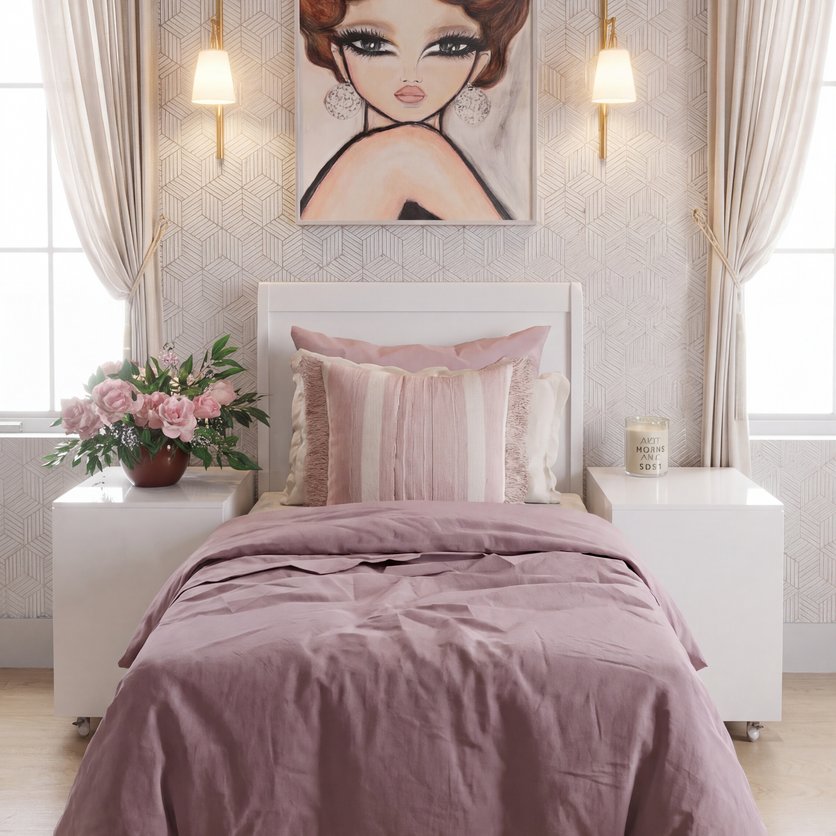 Mid-century bedroom