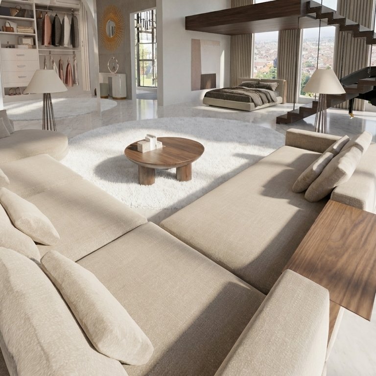 Mid-century living room