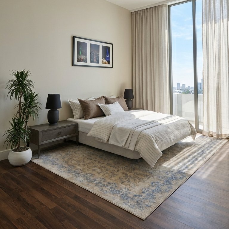 sypialnia — styl: Mid-century modern