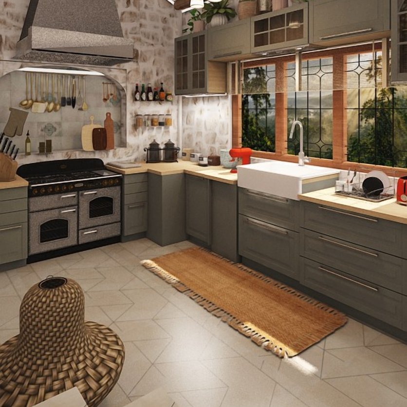 kuchnia — styl: Farmhouse