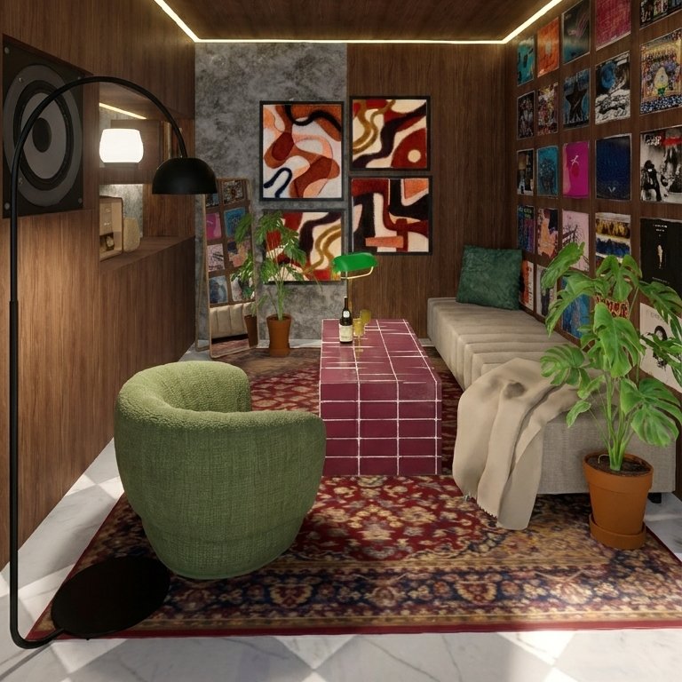 Retro living room
