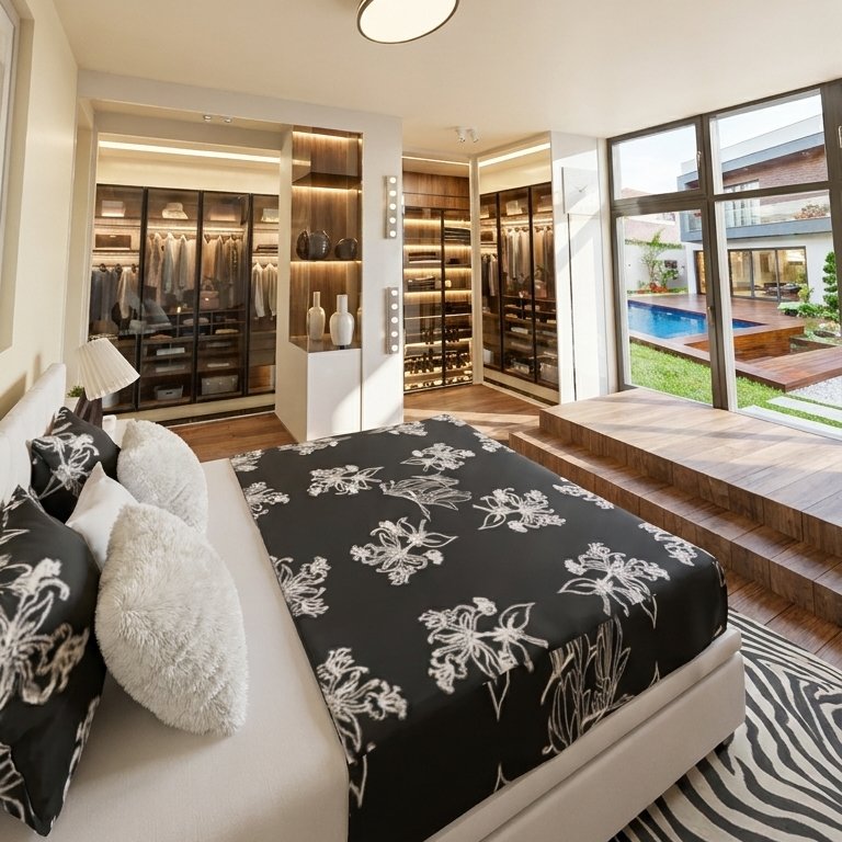 Mid-century bedroom