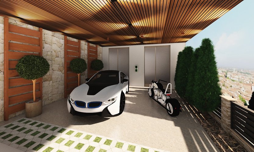Mid-century garage
