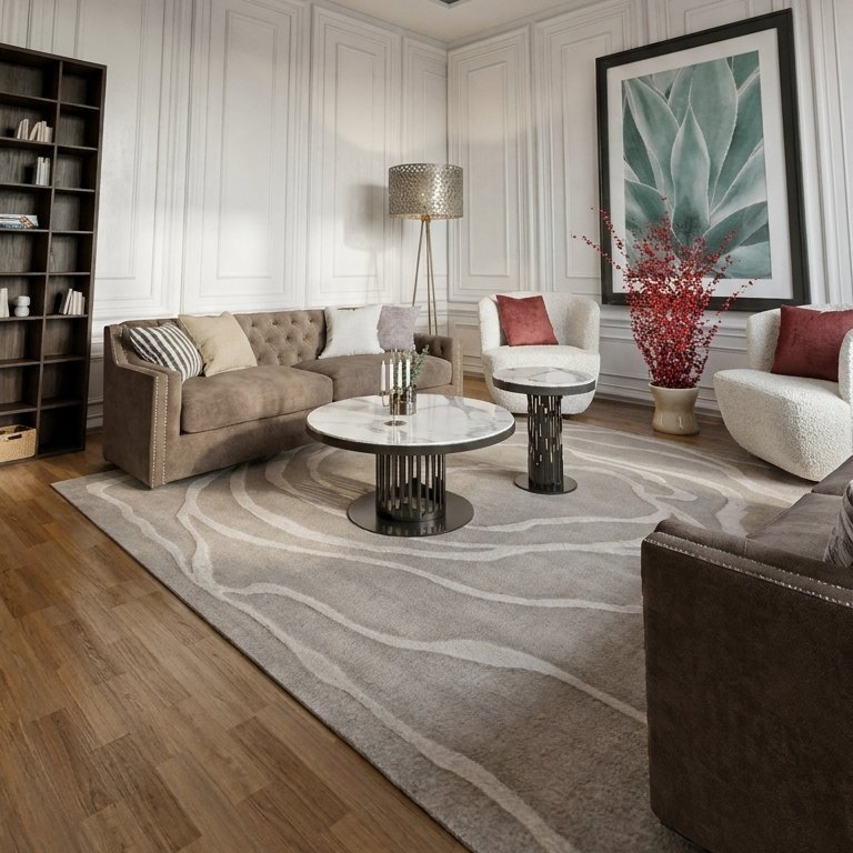 Mid-century living room