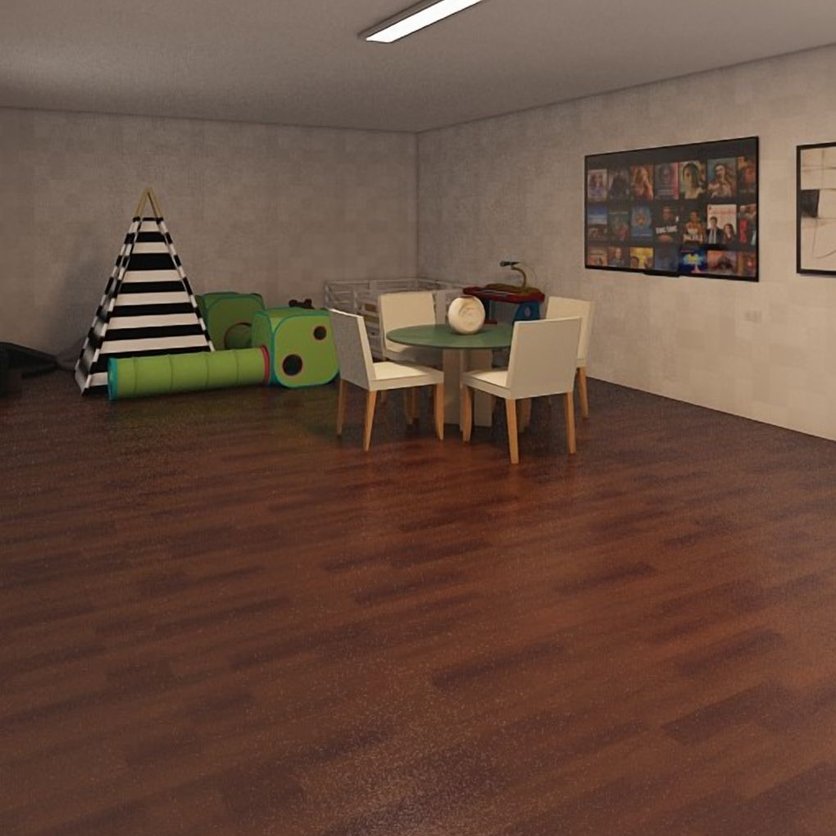 Mid-century kids room