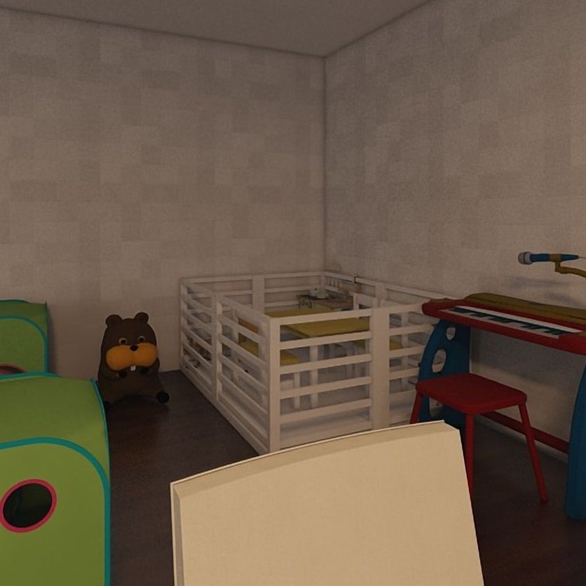 Mid-century kids room