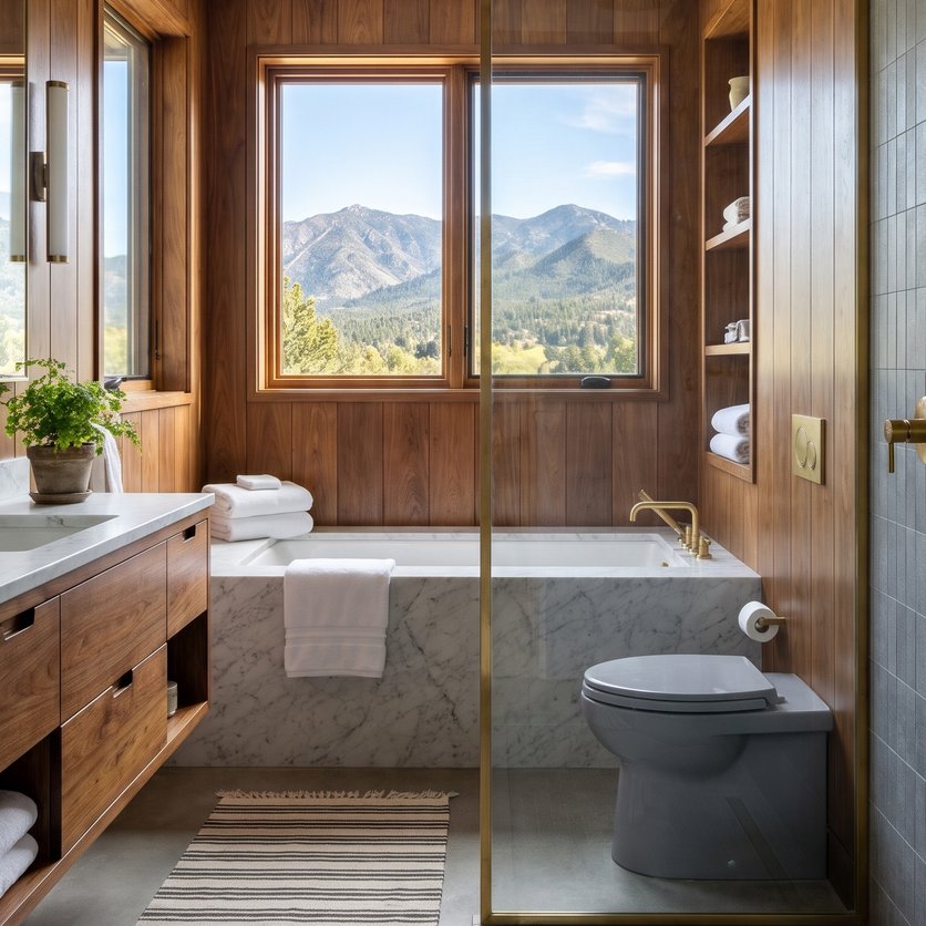 badkamer in Scandinavischstijl