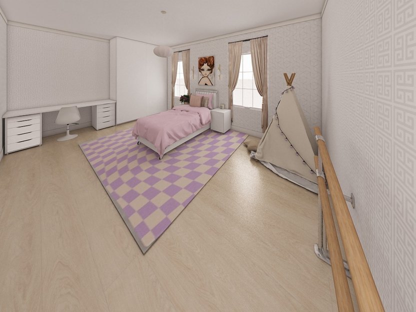 Mid-century bedroom
