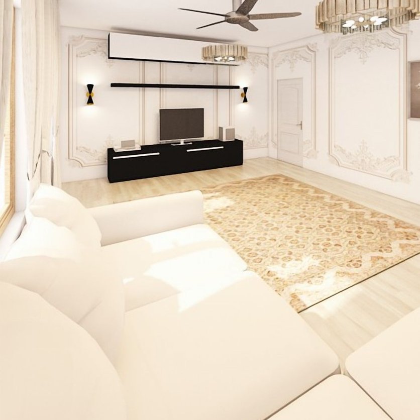 Neoclassical living room