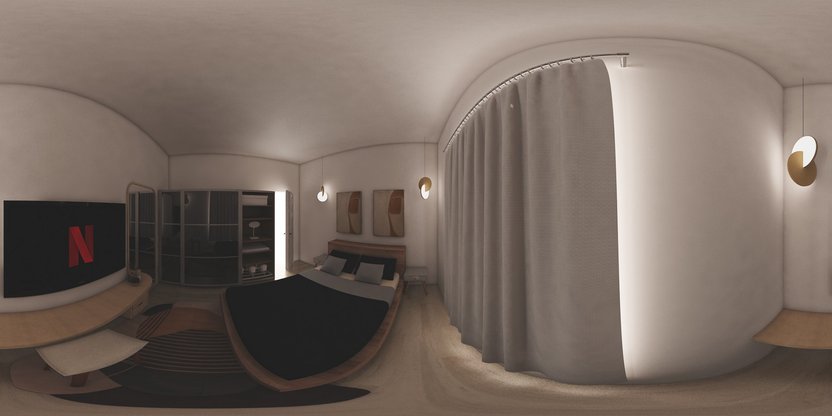 slaapkamer in Hedendaagsstijl