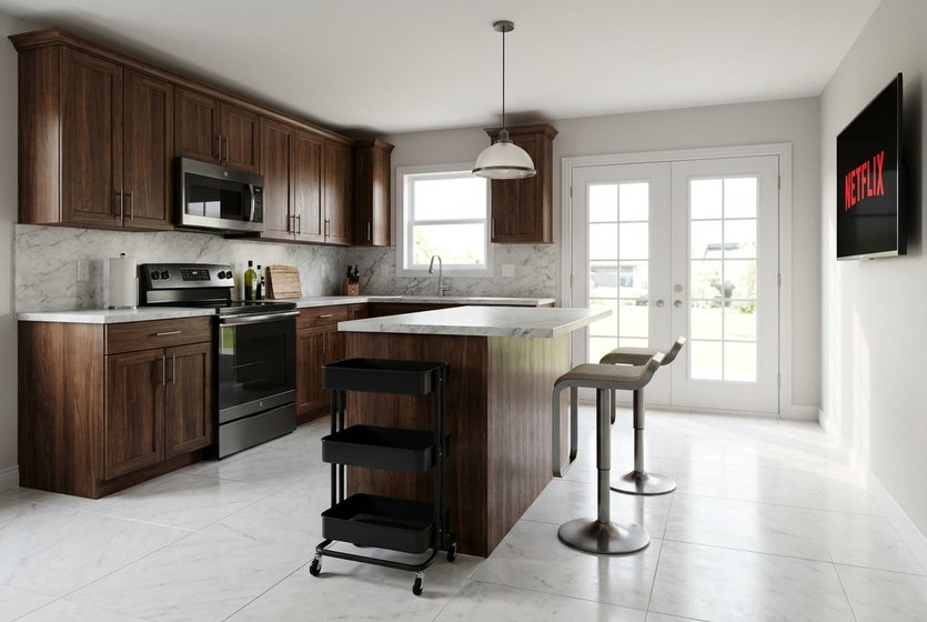 keuken in Mid-centurystijl