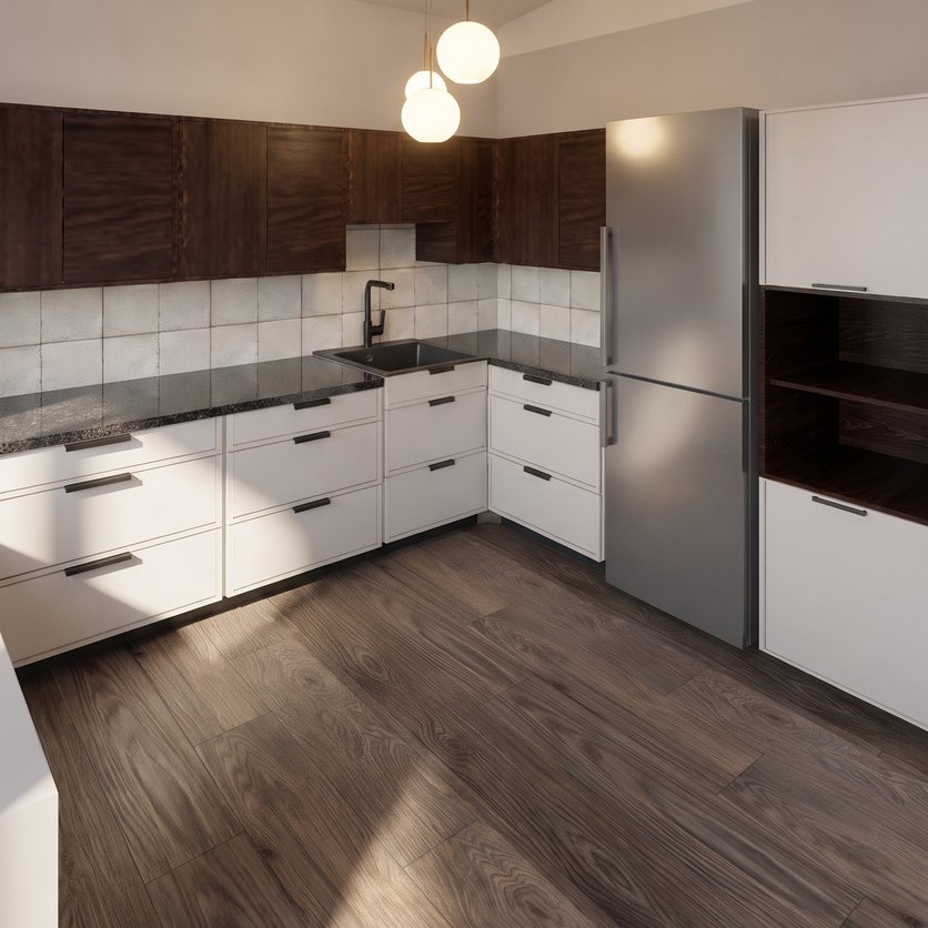keuken in Mid-centurystijl