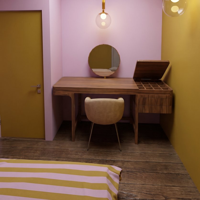Mid-century bedroom