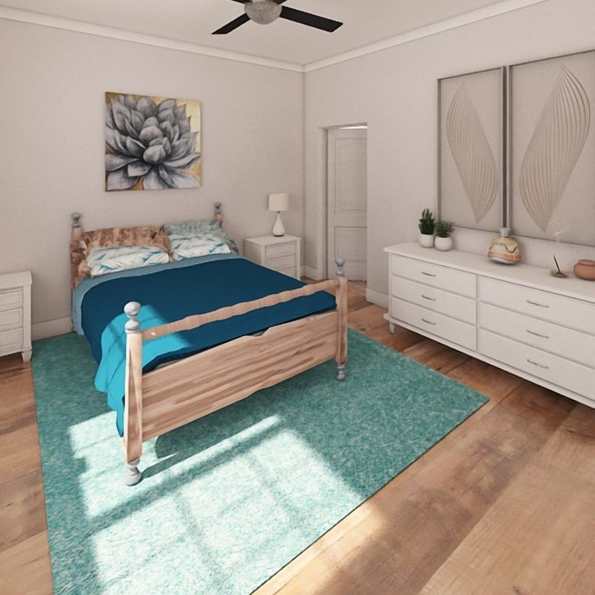 Mid-century bedroom