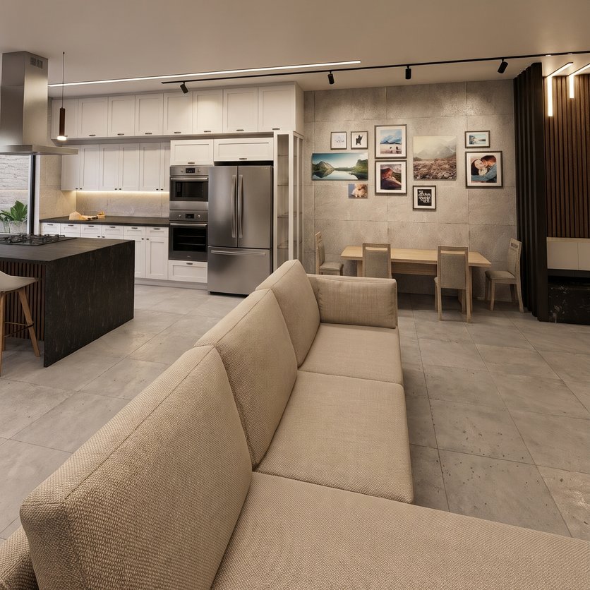 Mid-century living room
