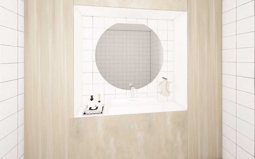 Mid-century bathroom