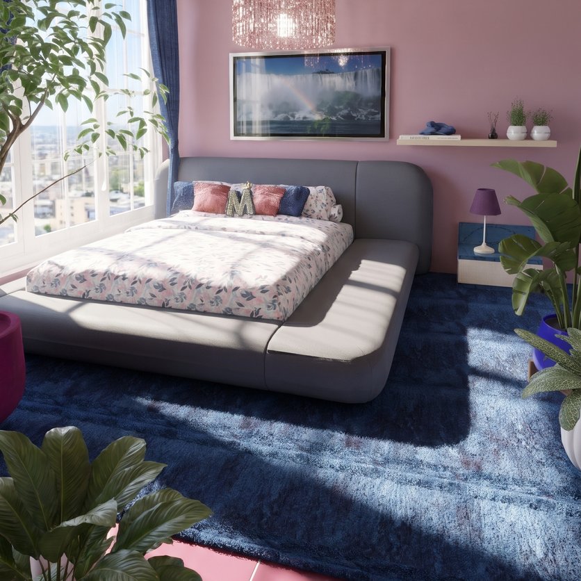Mid-century bedroom