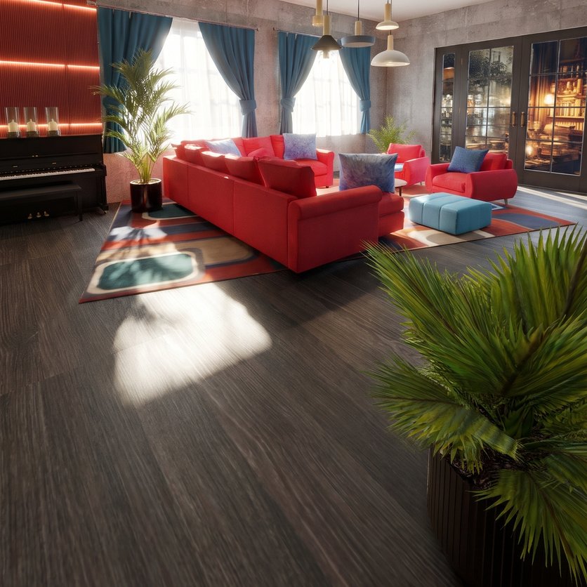 Industrial living room