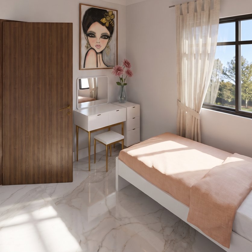 Mid-century bedroom